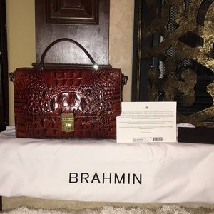 Brahmin Danielle - Pecan Melbourne Tophandle